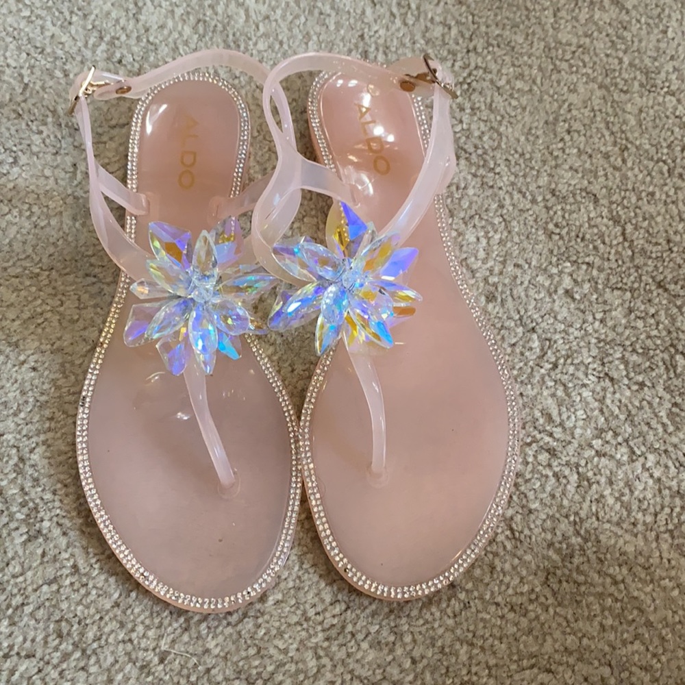 Swarovski flats size 8